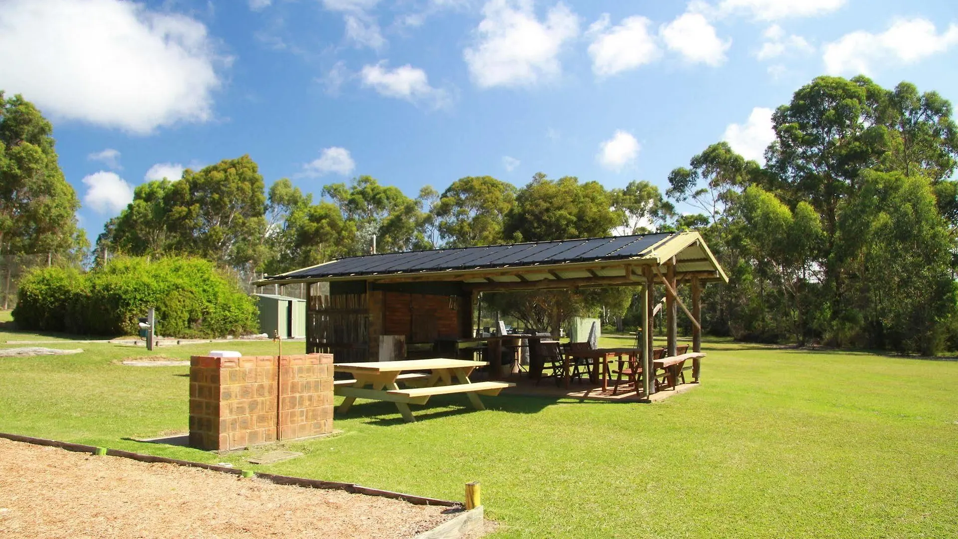 Lodge Villa Woodbine Park Eco Cabins Merimbula Australien